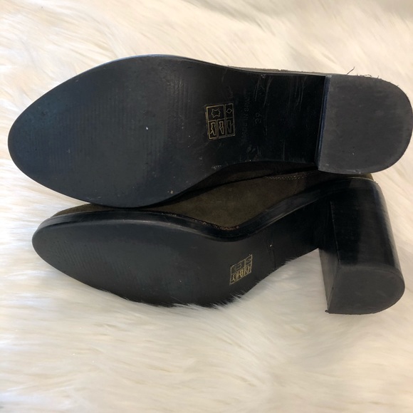 TOPSHOP Missile Olive Green Suede Chelsea Boots - Picture 14 of 15